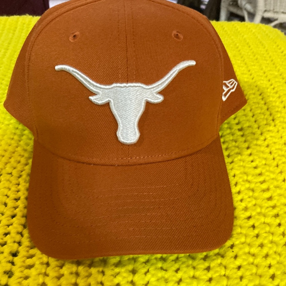 New Era Texas Longhorns Burnt Orange Hat with White Logo